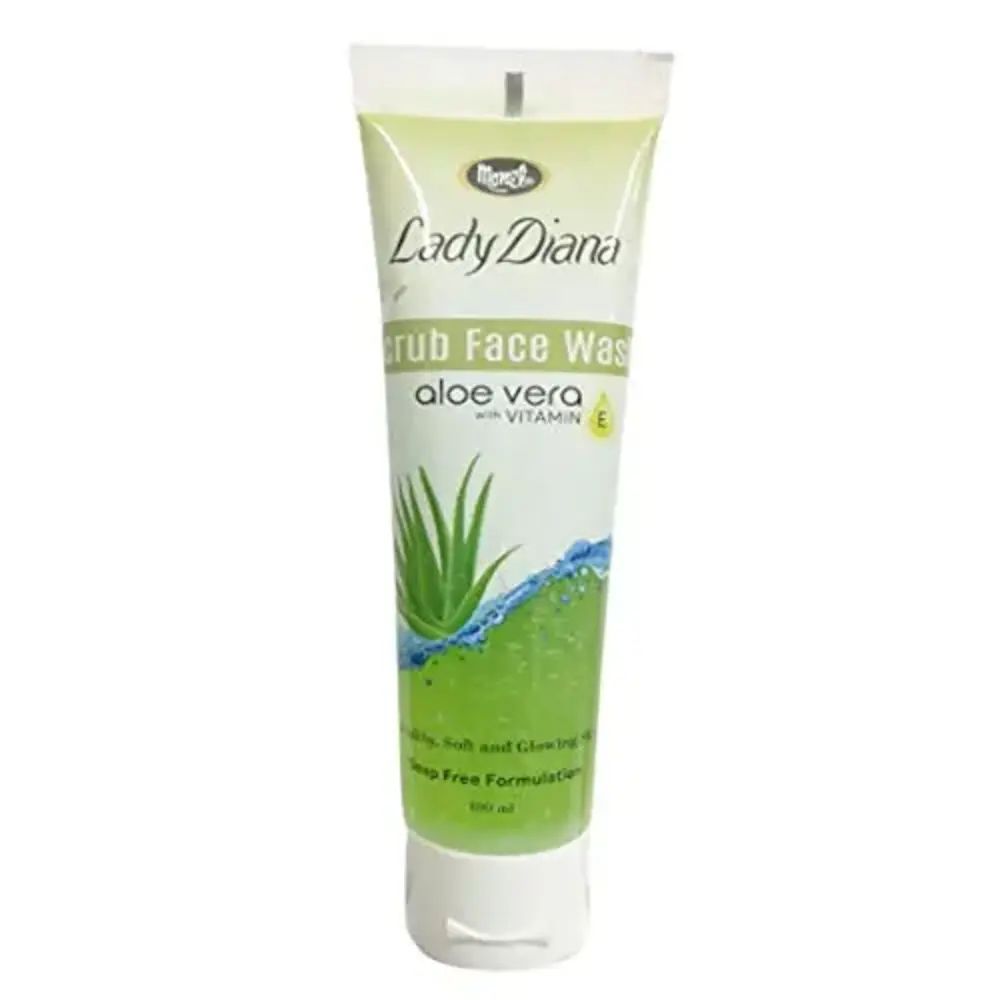 Lady Diana Facial Scrub Aloe Vera/Coffee 170Ml
